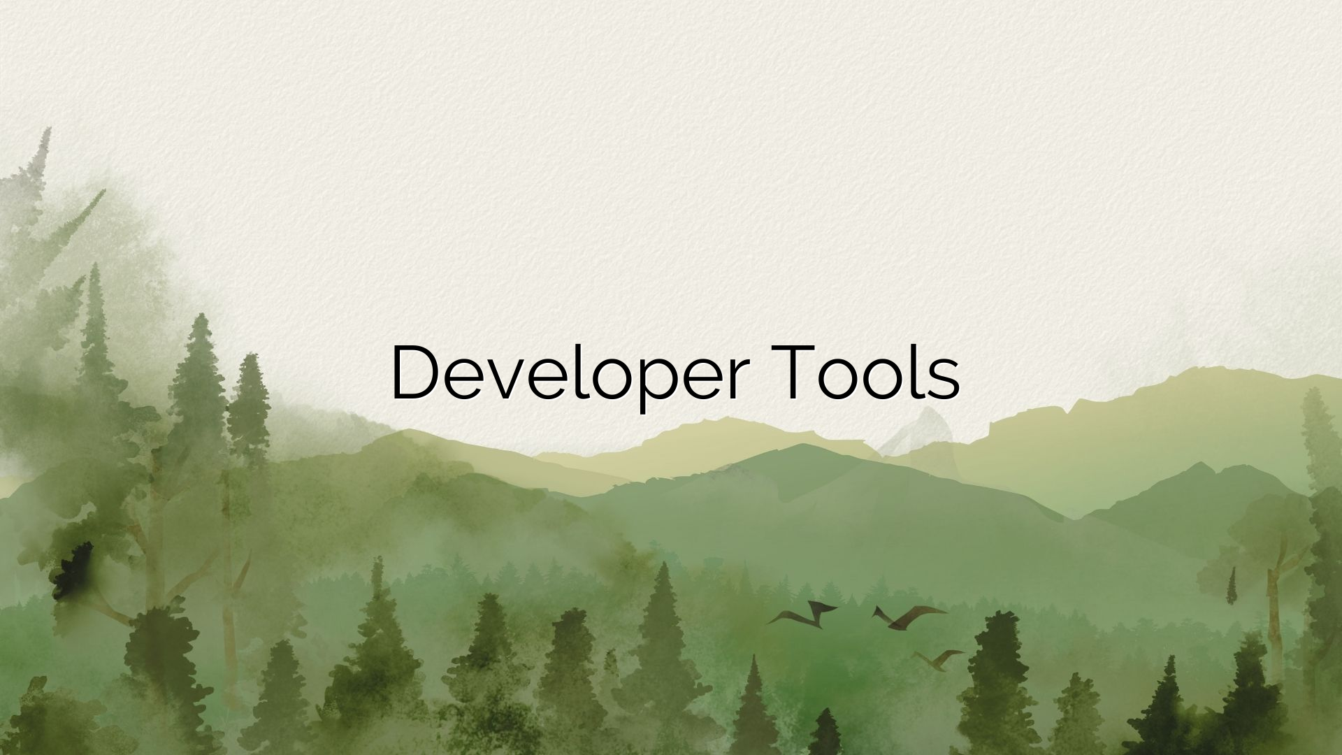 Developer Tools