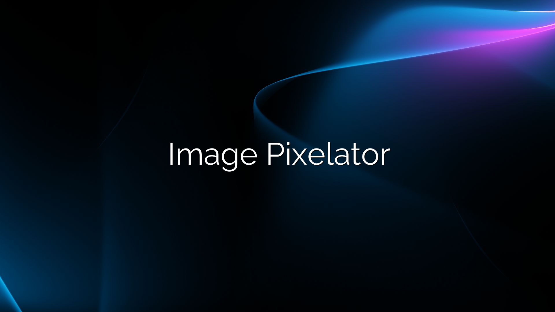 Image Pixelator