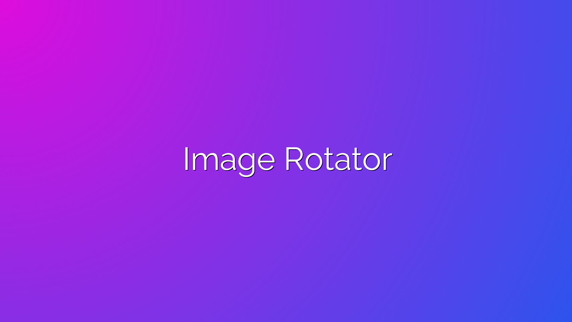 Image Rotator