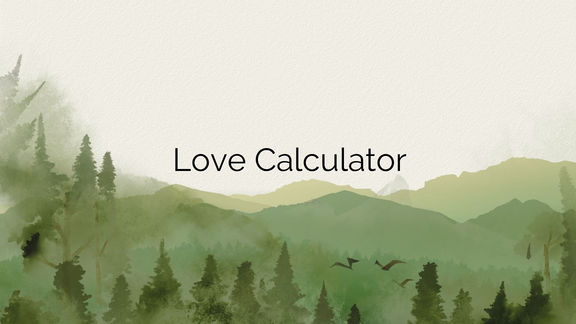 Love Calculator