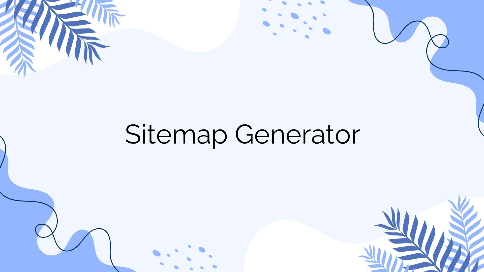 Sitemap Generator